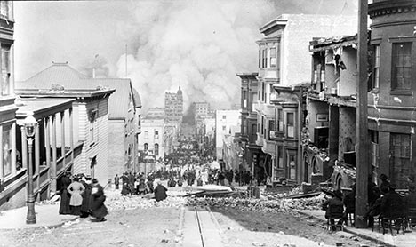Damage from Great San Francisco earthquake