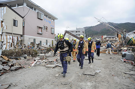 Damage from Tohoku earthquake